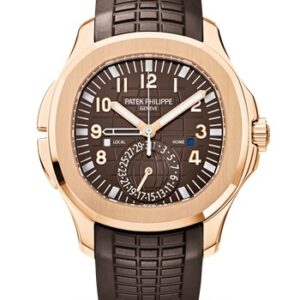 Replica Patek Philippe Aquanaut Travel Time Rose Gold Watch 5164R-001
