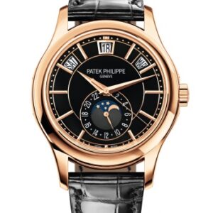 Replica Patek Philippe Complications Automatic Black Dial Watch 5205R-010