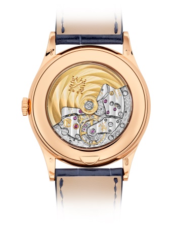 Replica Patek Philippe Complications Rose Gold Diamond & Blue Dial 5396R-015 - Image 2
