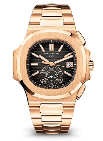 Replica Patek Philippe Nautilus Chronograph Date Full Gold 5980/1R-001