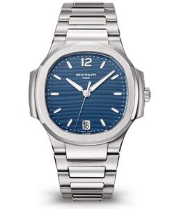 Replica Patek Philippe Ladies Nautilus Blue Dial Stainless Steel 7118/1A-001