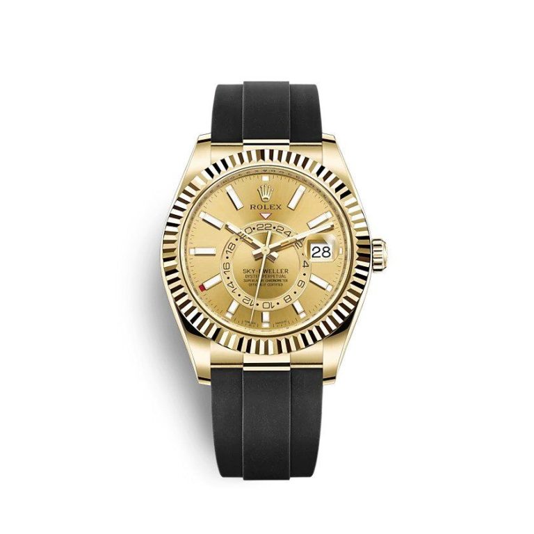 Replica Rolex Sky-Dweller 326238 Champagne