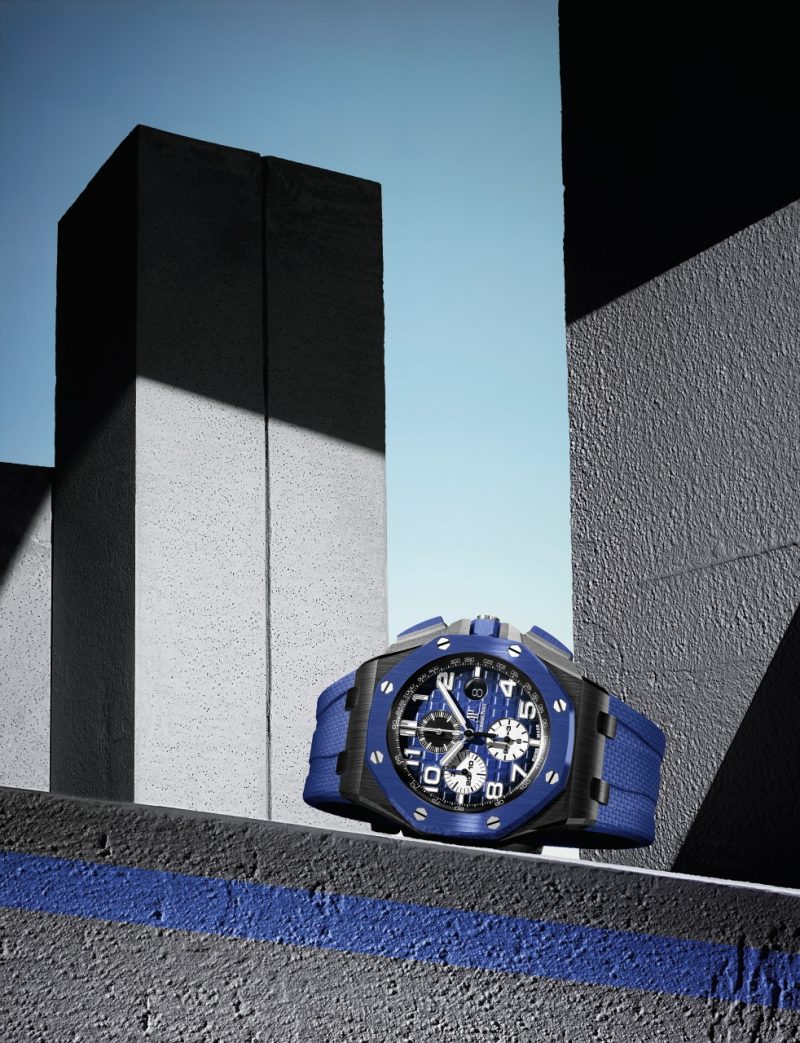Replica Audemars Piguet Royal Oak Offshore Chronograph Automatic Blue 26405CE-OO-A030CA-01 - Image 3