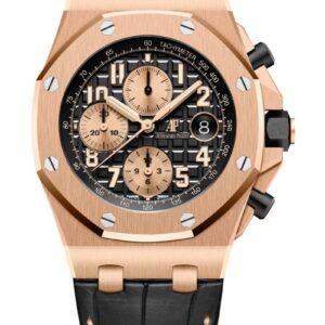 Replica Audemars Piguet Royal Oak Offshore Selfwinding Chronograph Black, Gold 26470OR.OO.A002CR.02