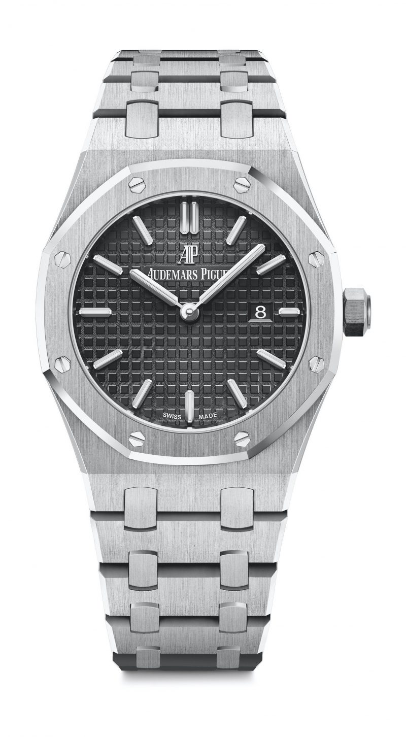 Replica Audemars Piguet Royal Oak Quartz Black 67650ST.OO.1261ST.01