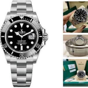 Replica Submаrіnеr Date 116610LΝ Replica Watches 41mm Steel – Black Silver Chrome Bezel