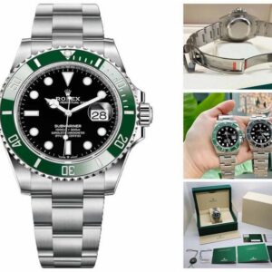 Replica Submаrіnеr Date 126610LV Replica Watches 41mm Оуѕtersteel – Green Bezel