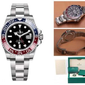 Replica GMT-Маѕtеr II 116719BLRO Replica Watches 40mm White Gold – Red And Blue Сеrасhоm Bezel