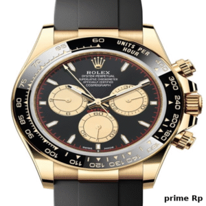 Superclone Rolex Daytona 40mm Yellow Gold Black Dial – Champagne Subdials – Clean Factory Replica