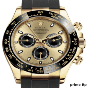 Superclone Rolex Daytona 40mm Yellow Gold Champagne Dial – Black Subdials – Clean Factory Replica