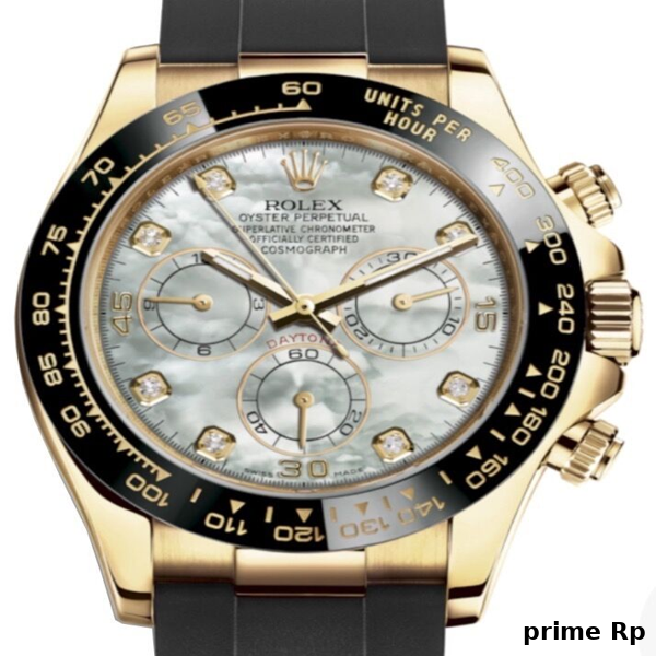 Superclone Rolex Daytona 40mm Yellow Gold Mother of Pearl Diamond Dial – Clean Factory Replica