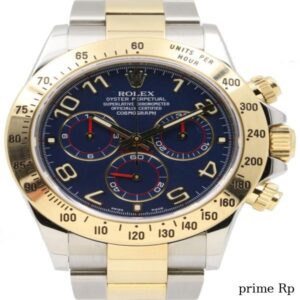 Superclone Rolex Daytona 40mm Two-Tone Blue Dial with Arabic Numerals from Clean Factory