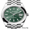 Rolex Datejust 41mm with green fluted dial and Jubilee bracelet