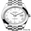 Rolex Datejust 41mm White Roman Dial Replica with Jubilee Bracelet