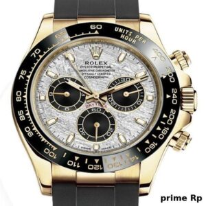 Superclone Rolex Daytona 40mm Yellow Gold Meteorite Dial with Ceramic Bezel – Clean Factory Replica