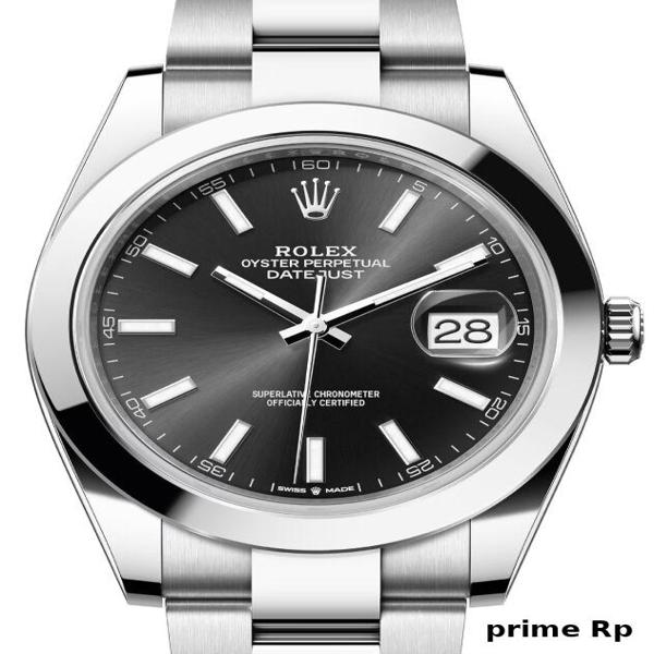 Rolex Datejust 41mm Black Dial with Oyster Bracelet – Replica Watch