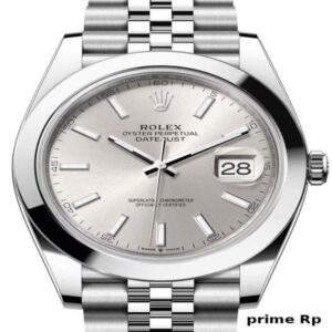 Rolex Datejust 41mm Silver Dial with Jubilee Bracelet – Replica Watch