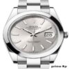 Rolex Datejust 41mm Silver Dial with Oyster Bracelet – Replica Watch