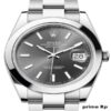 Rolex Datejust 41mm Slate Dial with Oyster Bracelet – Replica Watch