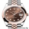 Rolex Datejust 41mm Chocolate Diamond Dial on Jubilee Bracelet – Replica Watch