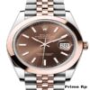 Replica Rolex Datejust 41mm with Chocolate Dial and Jubilee Bracelet