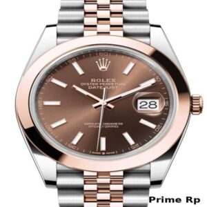 Replica Rolex Datejust 41mm with Chocolate Dial and Jubilee Bracelet