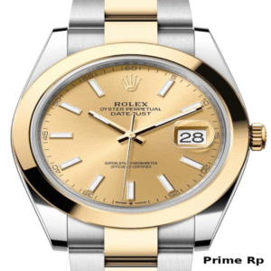 Rolex Datejust 41mm Champagne Dial Two-Tone Oyster Replica Watch