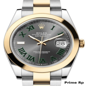 Rolex Datejust 41mm Slate Roman Dial Two-Tone Oyster Replica Watch
