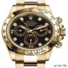 Superclone Rolex Daytona 40mm Yellow Gold with Black Dial and Diamond Markers – Clean Factory Replica