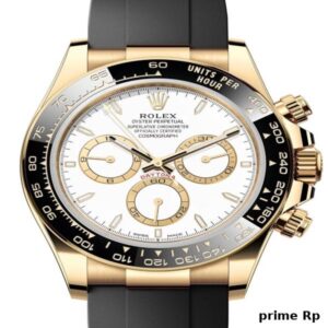 Superclone Rolex Daytona 40mm Yellow Gold White Dial Ceramic Bezel – Clean Factory Replica