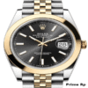 Rolex Datejust 41mm Black Dial Two-Tone Jubilee Replica Watch