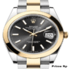 Rolex Datejust 41mm Black Dial Two-Tone Oyster Replica Watch