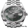 Replica Rolex Datejust 41mm Slate Grey Roman Dial with Jubilee Bracelet