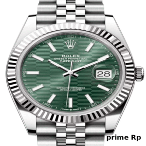 Replica Rolex Datejust 41mm Mint Green Motif Dial with Jubilee Bracelet
