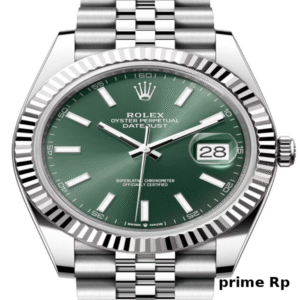 Replica Rolex Datejust 41mm Mint Green Dial with Jubilee Bracelet