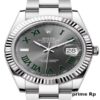 Replica Rolex Datejust 41mm Slate Grey Roman Dial with Oyster Bracelet