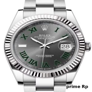 Replica Rolex Datejust 41mm Slate Grey Roman Dial with Oyster Bracelet