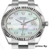 Replica Rolex Datejust 41mm Mother of Pearl Diamond Dial with Oyster Bracelet