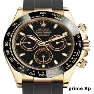 Superclone Rolex Daytona 40mm Yellow Gold Black Dial Ceramic Bezel – Clean Factory Replica