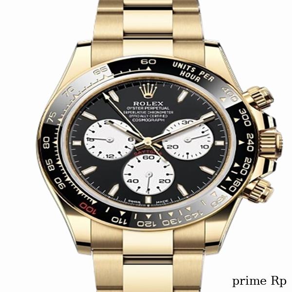 Superclone Rolex Daytona 40mm Le Mans Yellow Gold with Black Dial and Ceramic Bezel – Clean Factory Replica